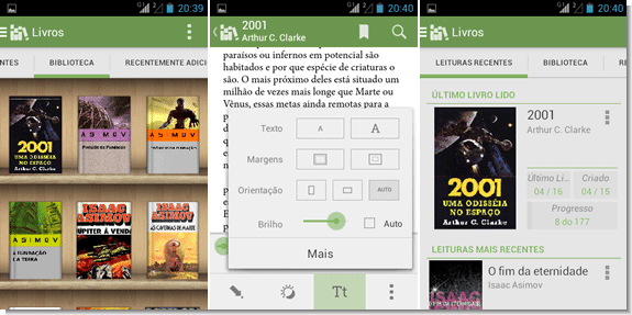 Leitor de ebooks para Android - Aldiko Book Reader