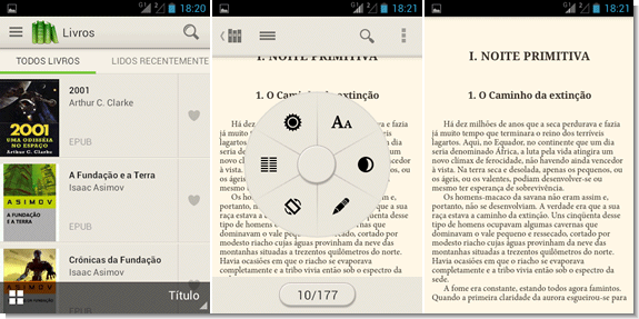 Leitor de ebooks para Android - PocketBook Reader