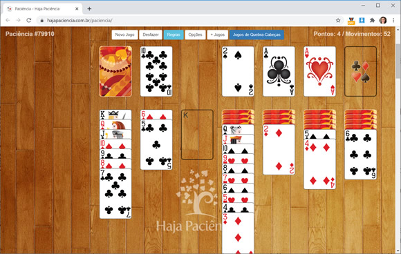 FreeCell, jogos de cartas e de Paciência Grátis Online é aqui